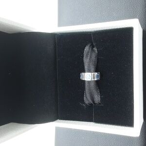 Authentic Pandora Trinity Blue Spacer Charm - Excellent Used Condition